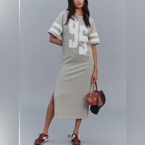 Anthropologie Daily Practice Jersey Midi Dress, Size Small